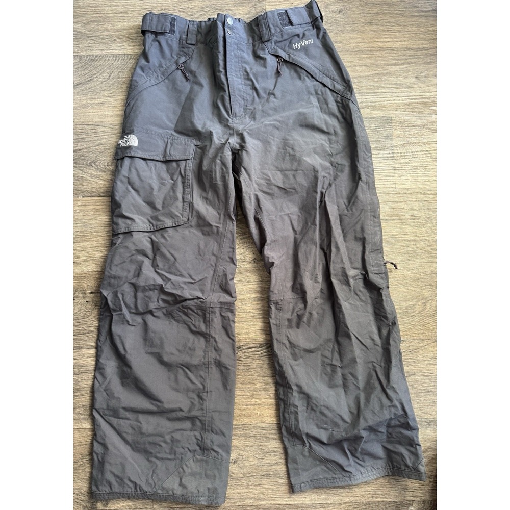 The North Face Black HyVent‎ Snow Ski Snowboard Pants Mens Size Large READ